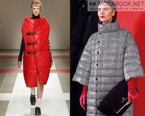 Модный пуховик осень