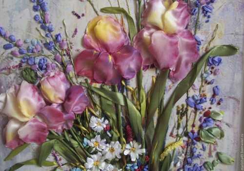 Не берите ленту более см длинной, лучше лишний раз закрепить, я вышиваю лентой см, так она меньше деформируется