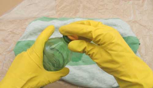 Весь жир должен остаться на хлопке