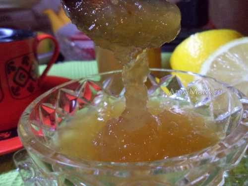 Варенье из дыни с бананом и лимоном