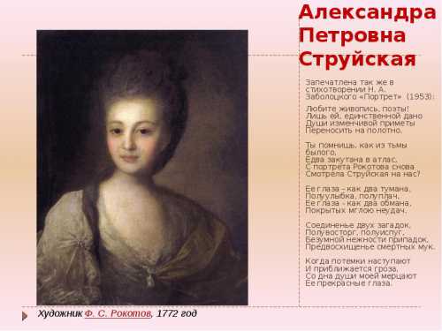 Александра Петровна Струйская