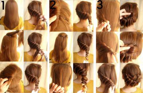 Как сделать легкую прическу своими руками