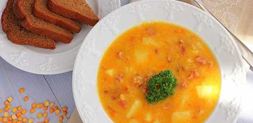 Гороховый суп с копченостями: простой рецепт