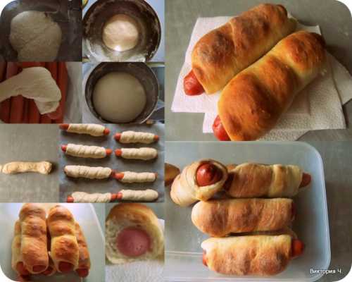 Сосиски в тесте: рецепт с фото