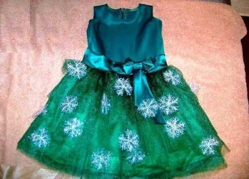 Сшить новогоднее платье для девочки
