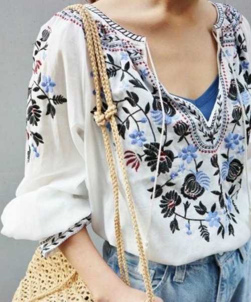 Украинский тренд: 15 вариантов вышивки на одежде