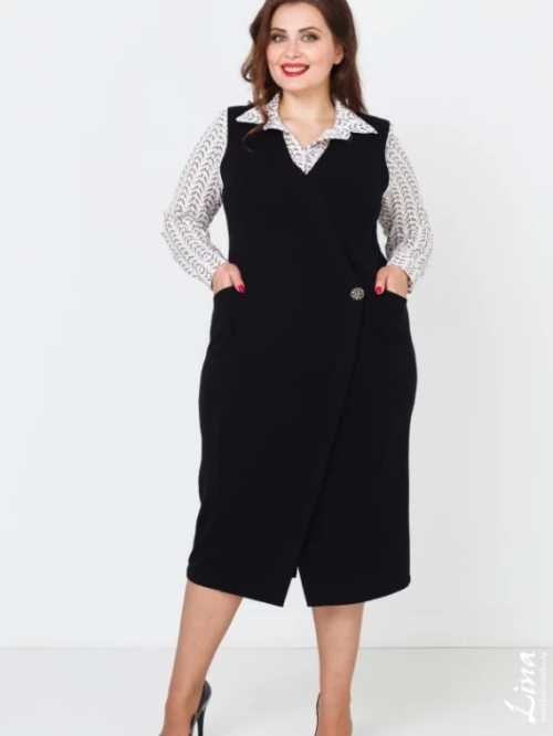 Любой декор визуально утяжеляет фигуру