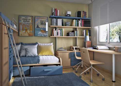 В ней должно быть удобно учиться, играть, спать, встречаться с друзьями, заниматься творчеством и хранить множество вещей