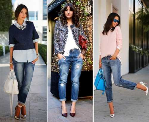 Что носить с джинсами