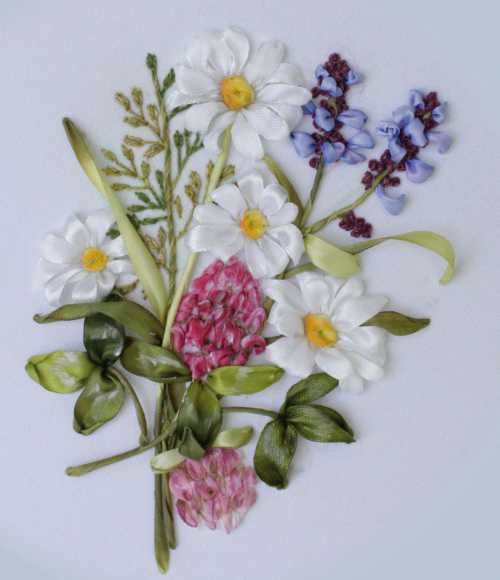 Вышивка лентами