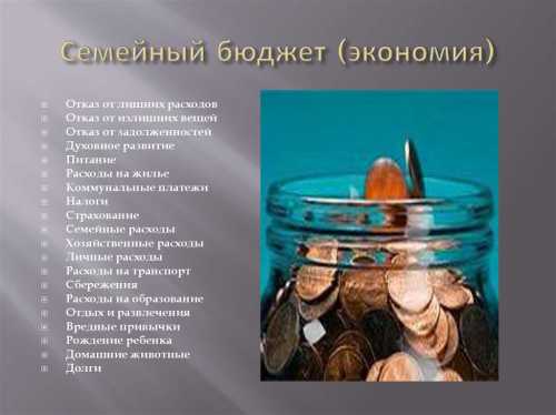 Экономия в семейном бюджете: с чего начинать